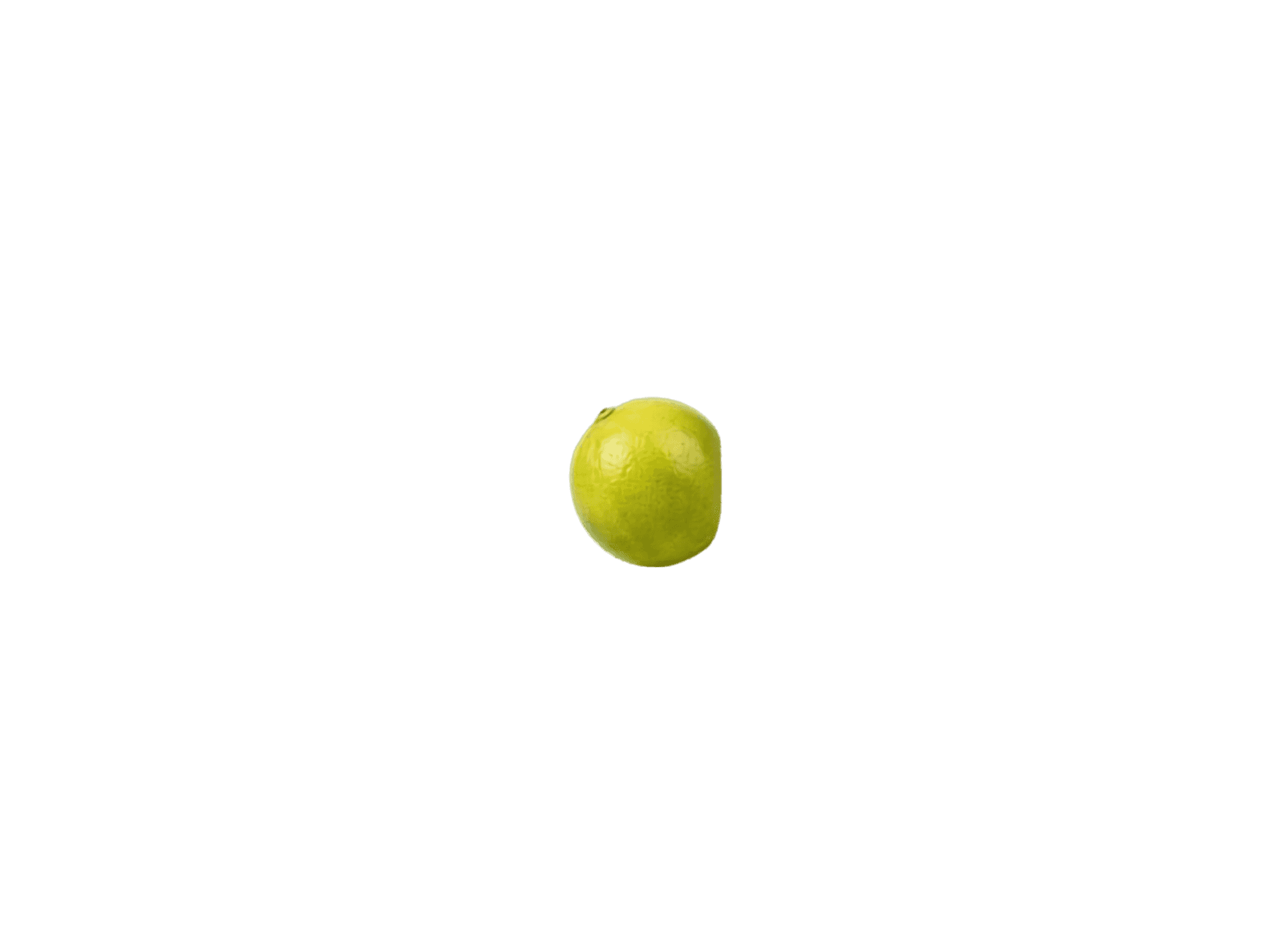 Yellow lemon lower left