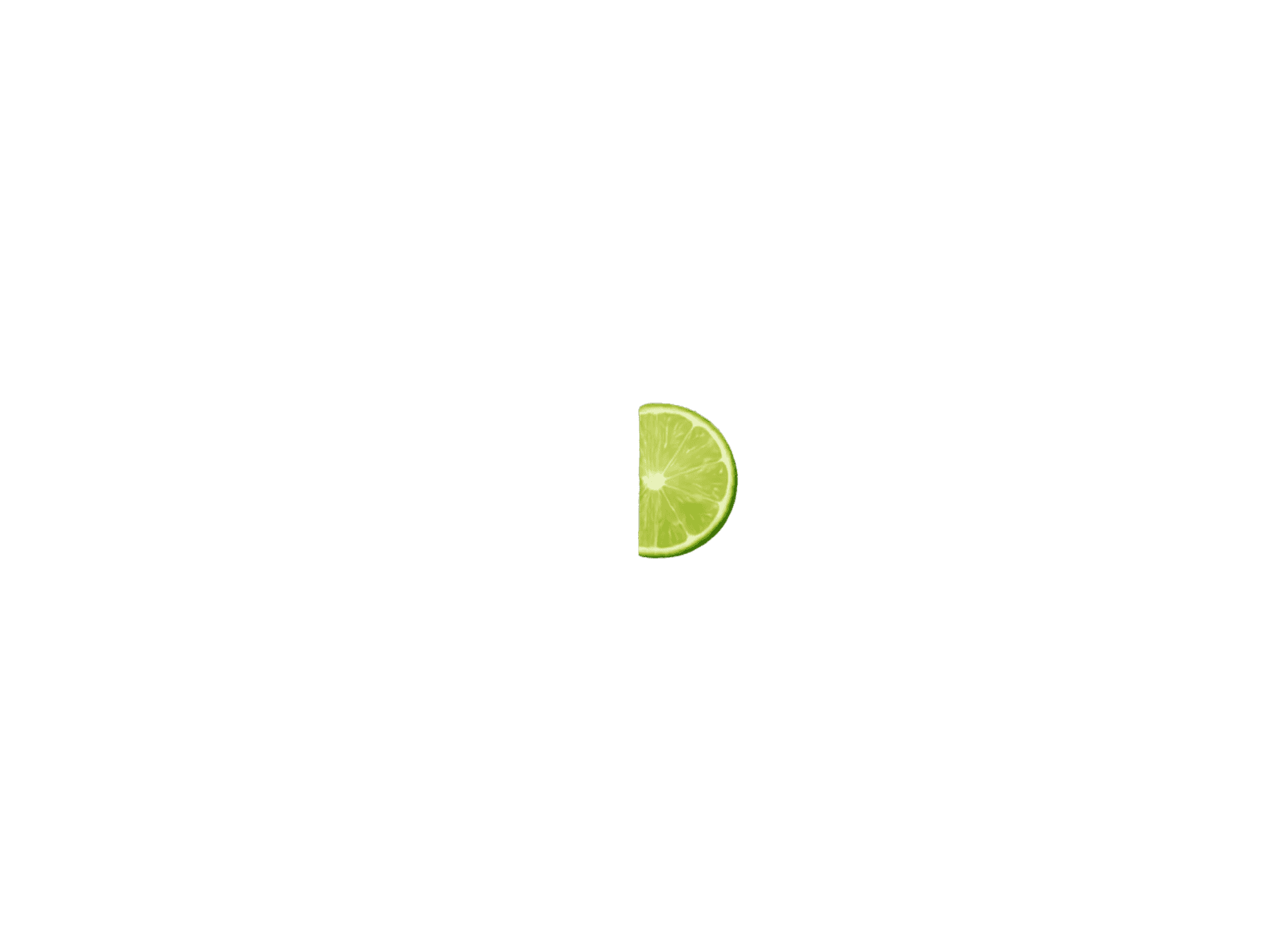 Small slice mid-right tucked behind bottle